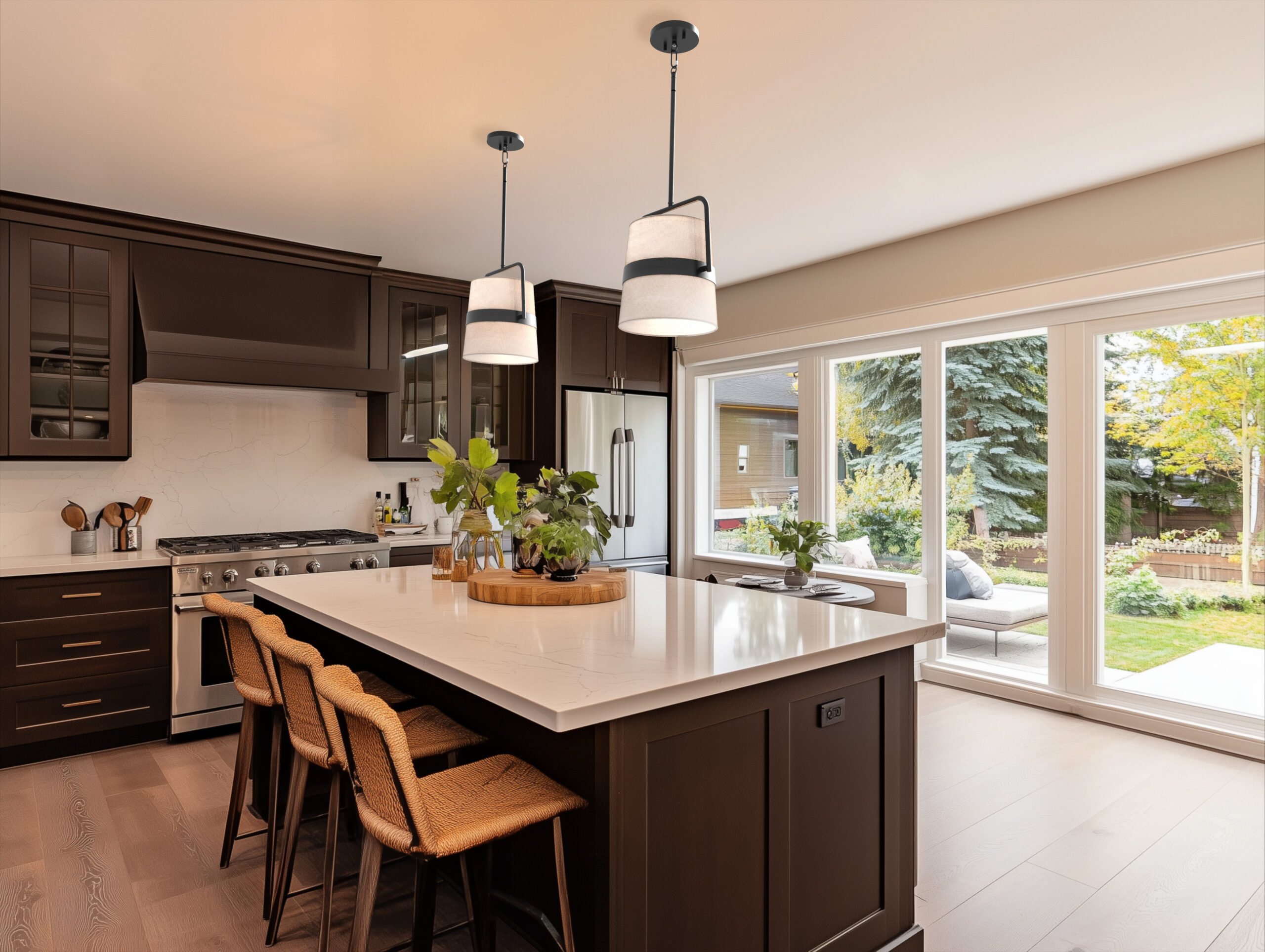 Bon Echo 2 Light Pendant - Image 3