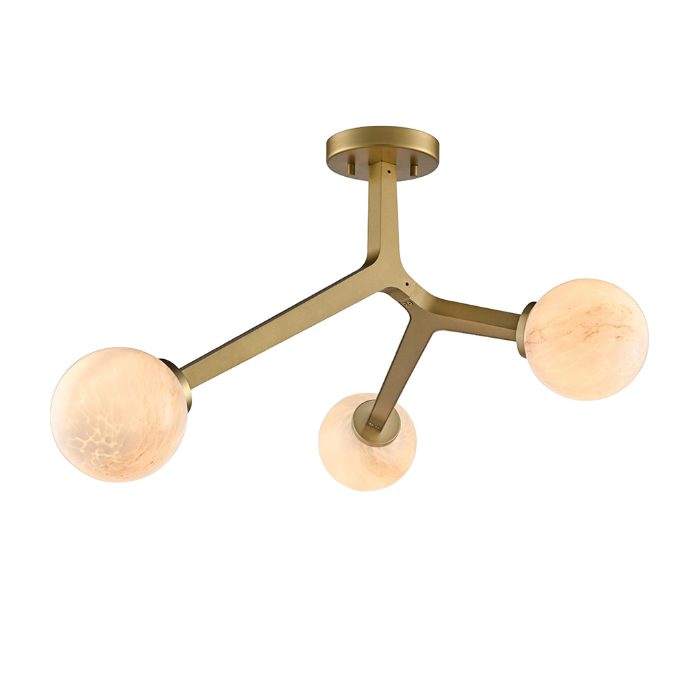 Mace 3 Light Semi-Flush Mount - Image 2