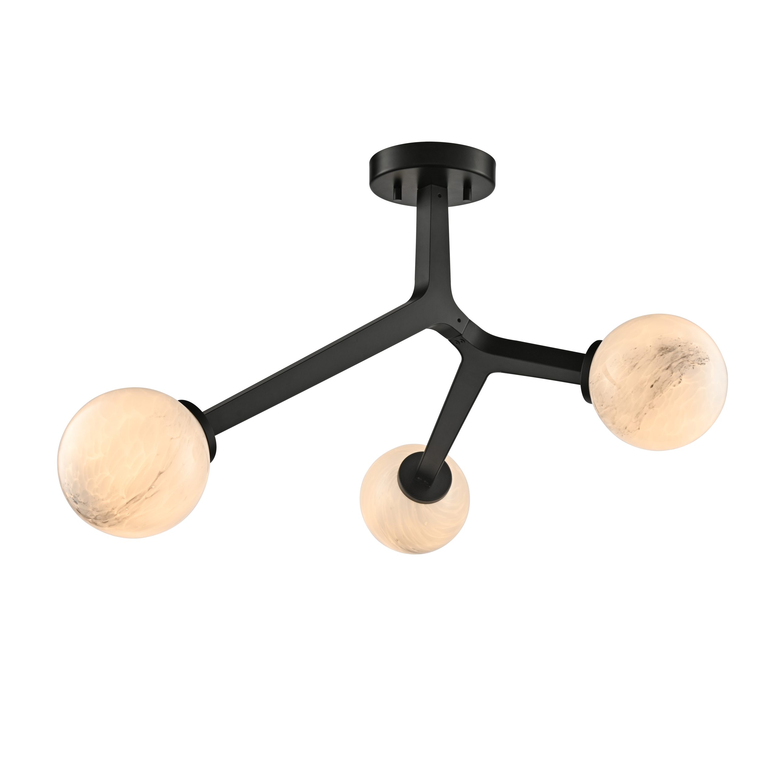 Mace 3 Light Semi-Flush Mount