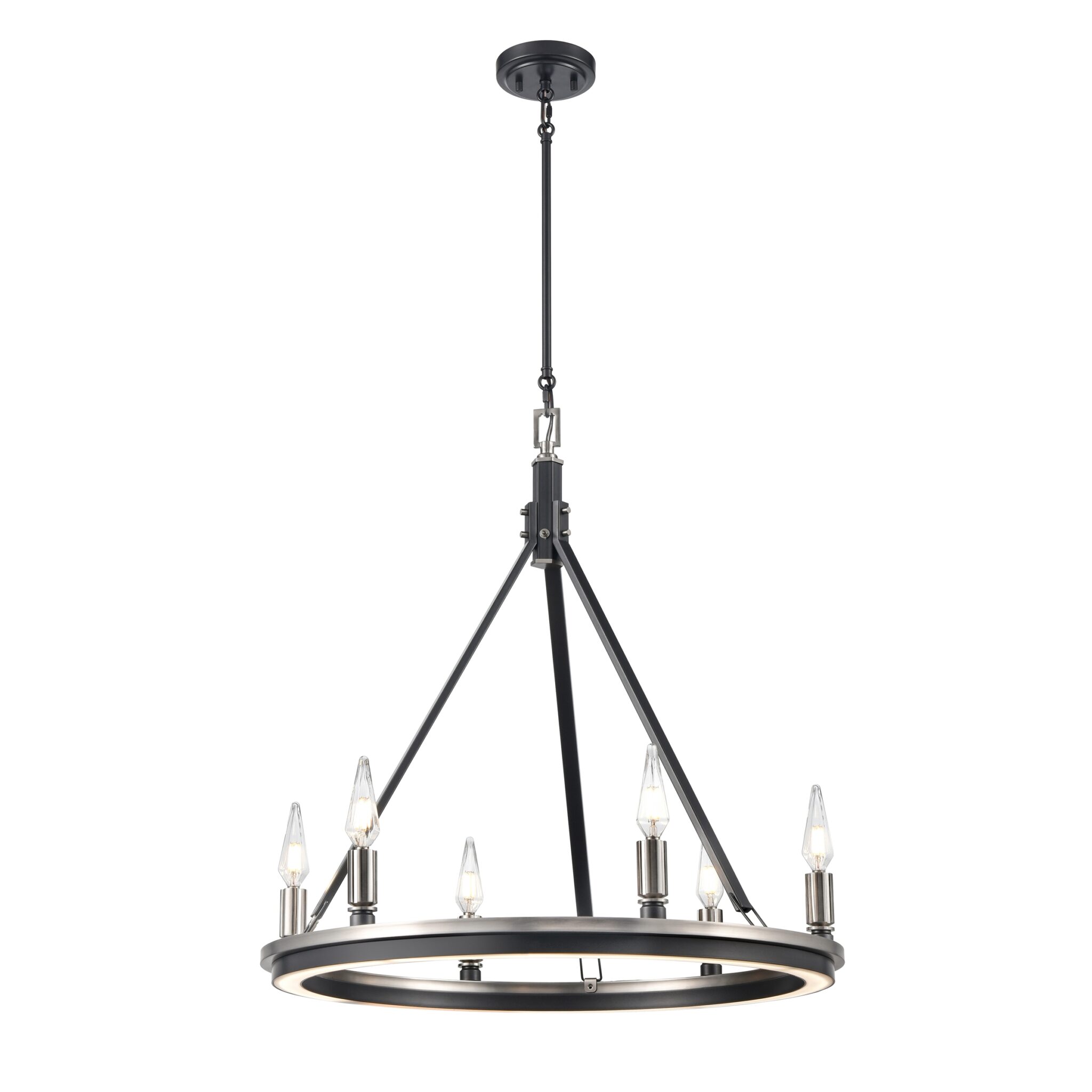 Aletheia Hybrid CCT 6 Light Chandelier DVI Lighting Canada's