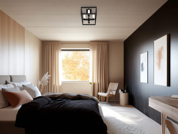 Sambre 4 Light Semi-Flush Mount - Image 5